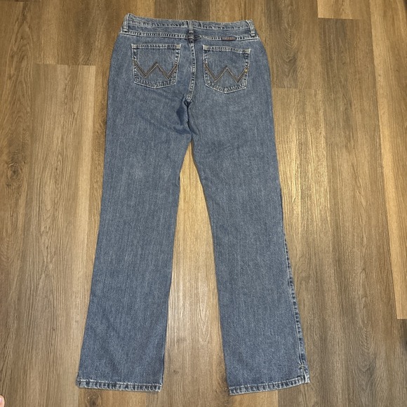 Wrangler Cash‎ Cowgirl Cut Jeans Women's 9/10 Mid Rise Cotton Western Split Hem - Picture 4 of 16